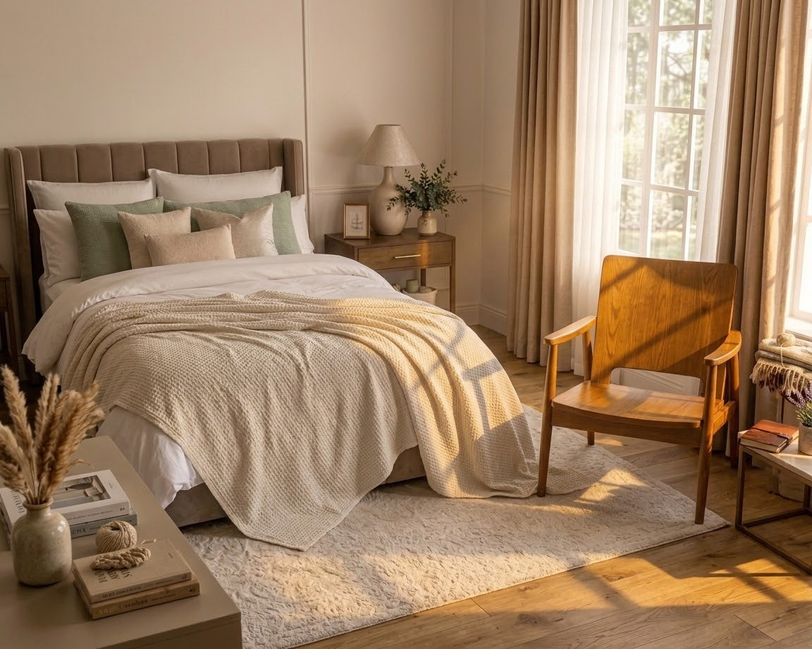 Oat Waffle Throw