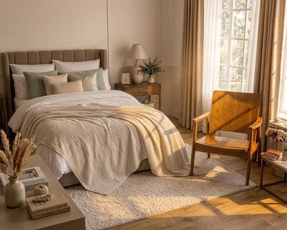 Oat Waffle Throw