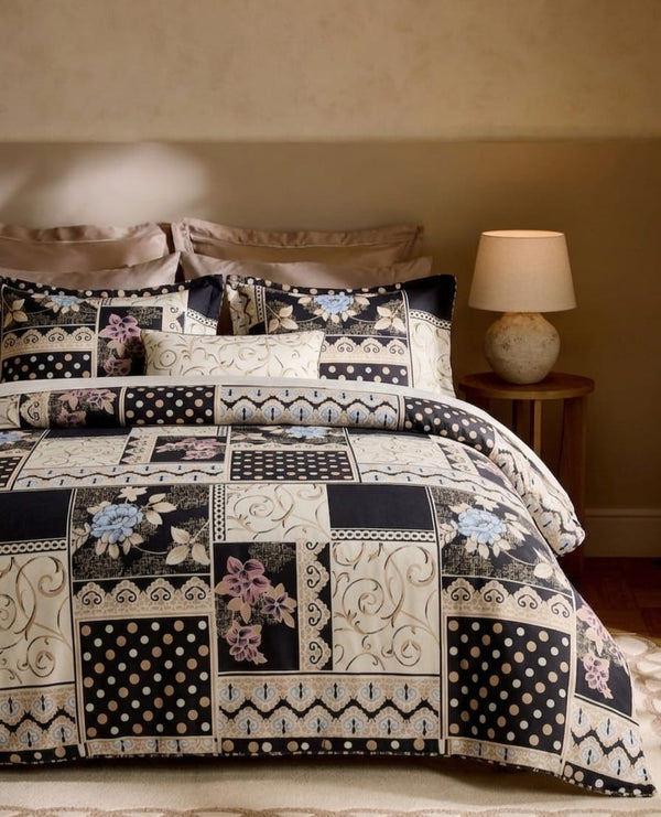 Noir Bloom bedsheet — Bistarlo Pakistan