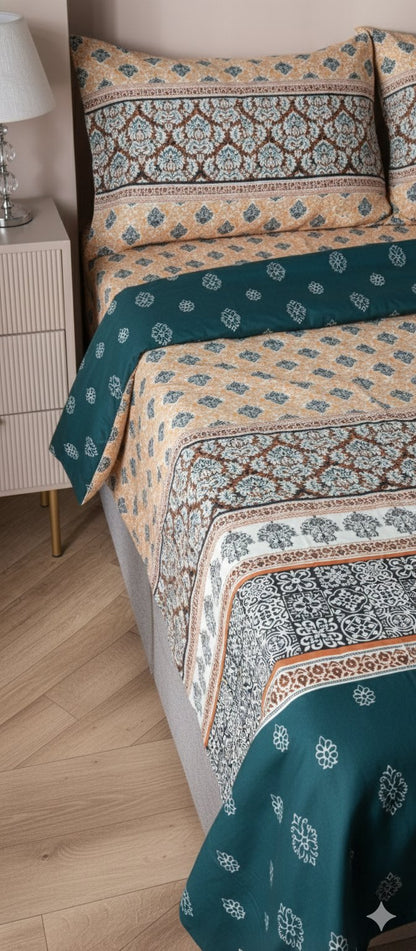 Global Nomad king size cotton bed sheet in Pakistan