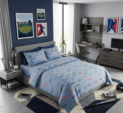 MLB Dream Team baseball themed cotton bed sheet in Pakistan