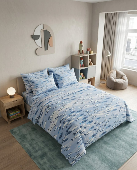 Ocean Drift kids cotton bedding set in Pakistan