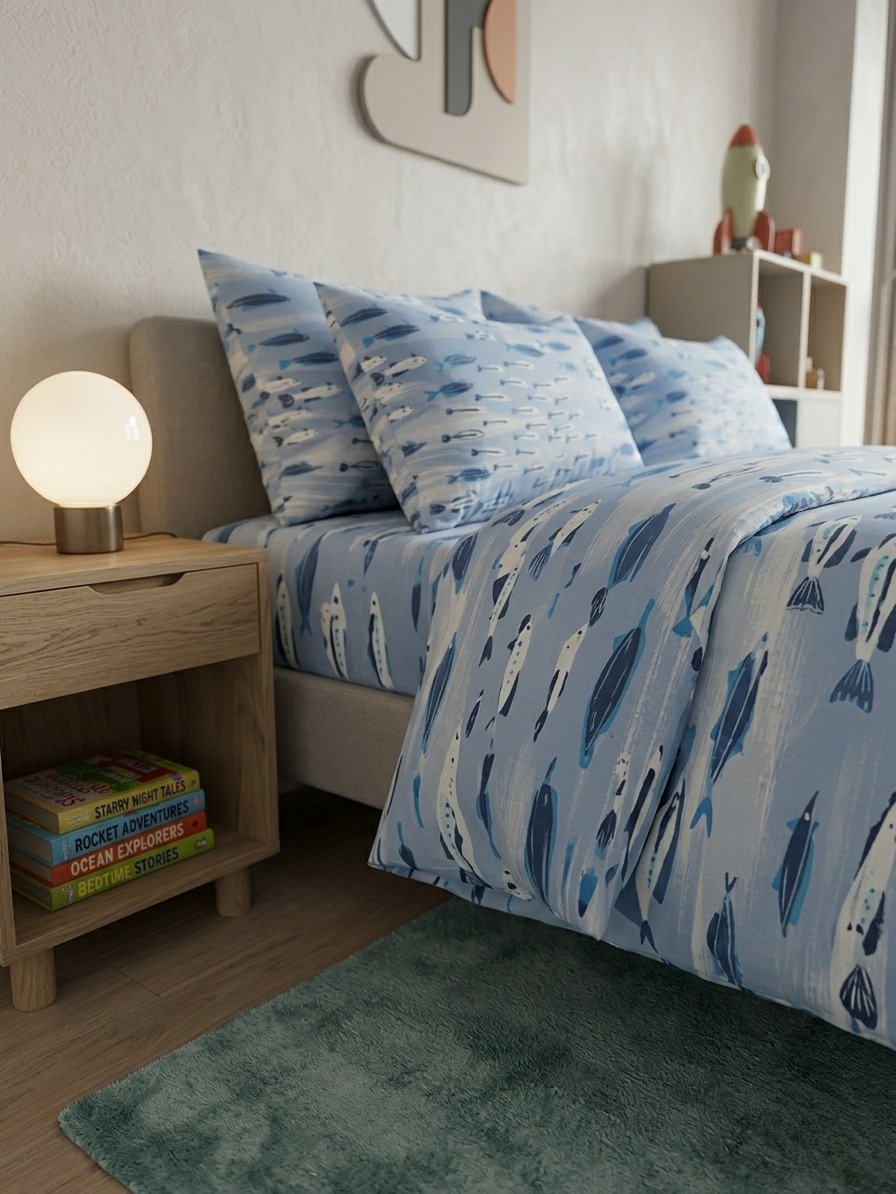 Ocean Drift kids cotton bedding set in Pakistan