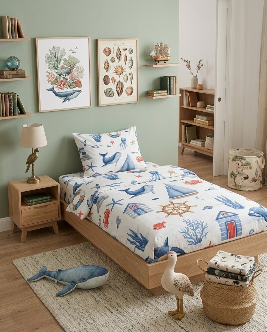 Sailor's Dream kids cotton bedding set in Pakistan